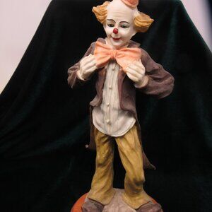 Vintage Circus Clown 10-1/2" Tall x 4-3/4" Wide